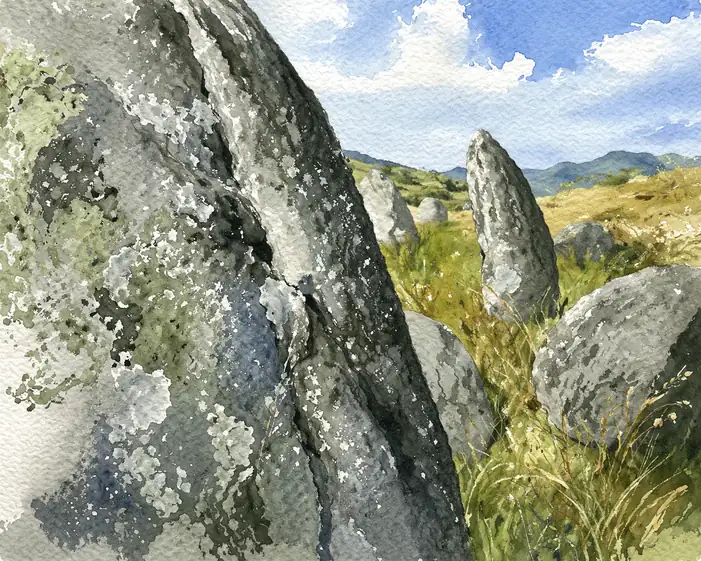 Ancient Echoes Across the Windswept Moor