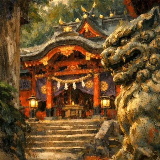 Golden Flow: The Gilded Shrine's Rushing Waters