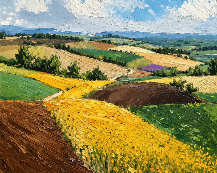 A Blanket of Golden Soil