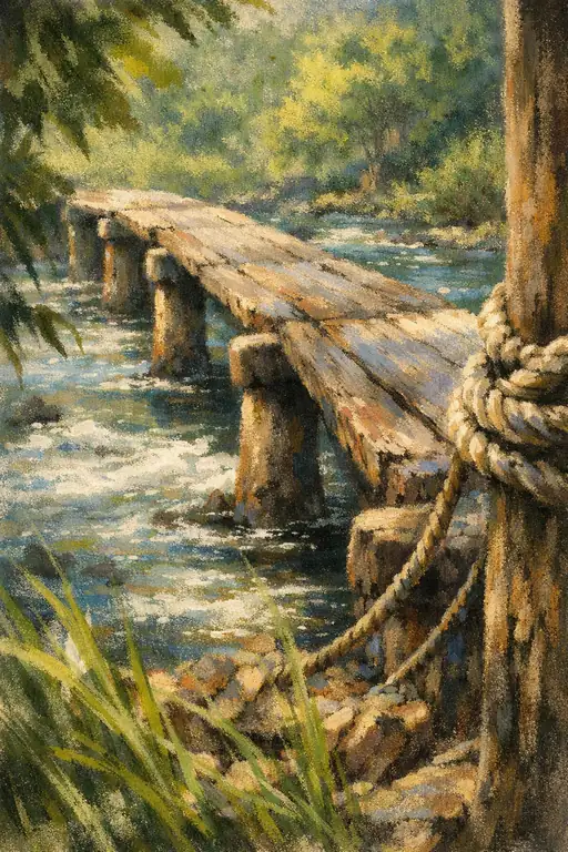 せせらぎと緑の息吹への架け橋