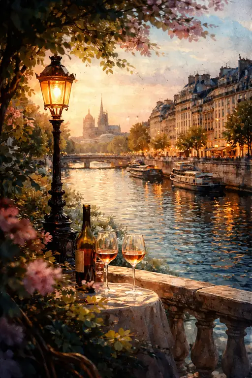Seine Sunset Glow