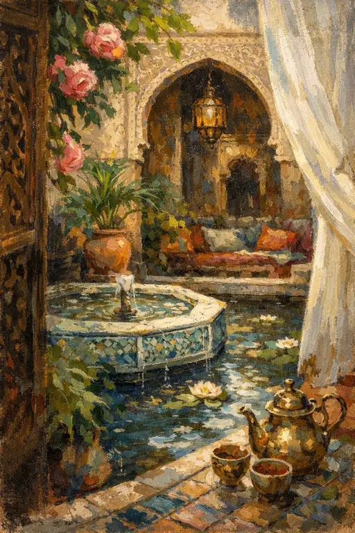 Serenity in the Courtyard