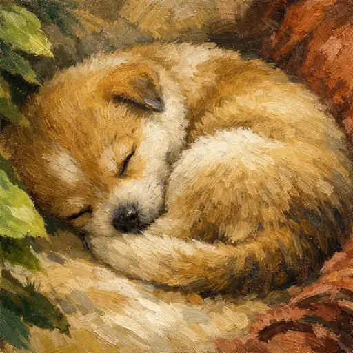 木漏れ日の中で眠る命