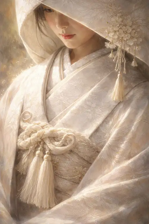 Silent Reverence Beneath the Ivory Veil
