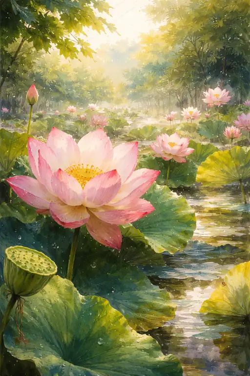 Whispers of the Misty Blossom