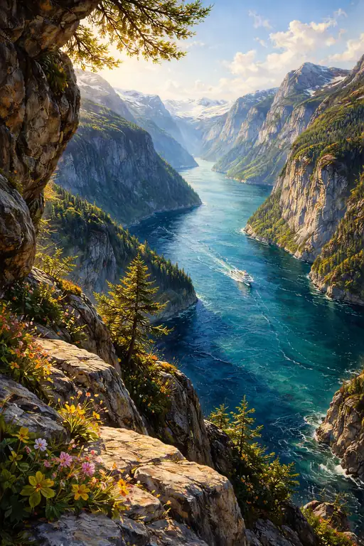 Sailing the Grandeur of the Deep Fjord