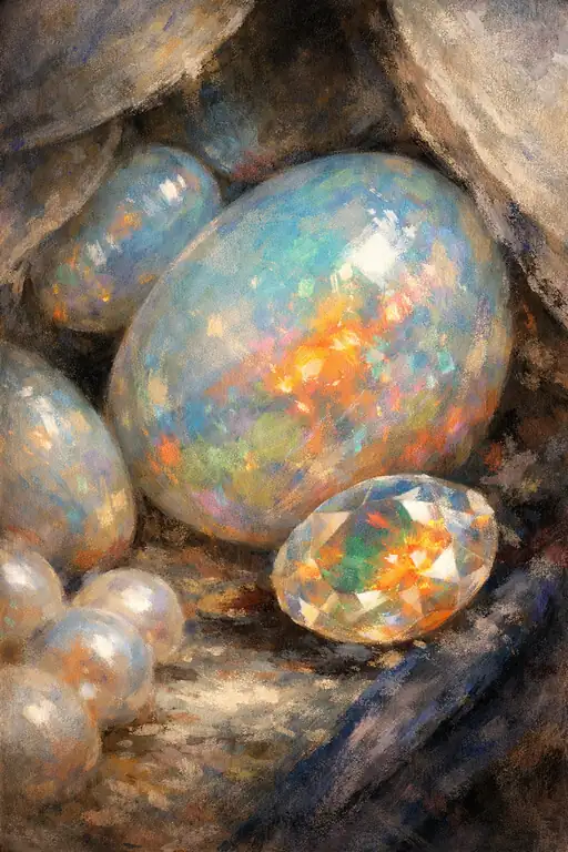The Iridescent Fire of the Hidden Gem