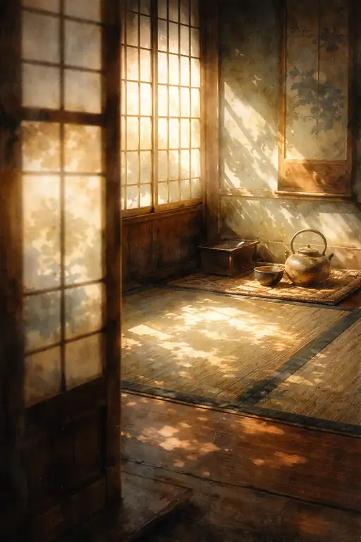 Shadows Dancing on Tatami