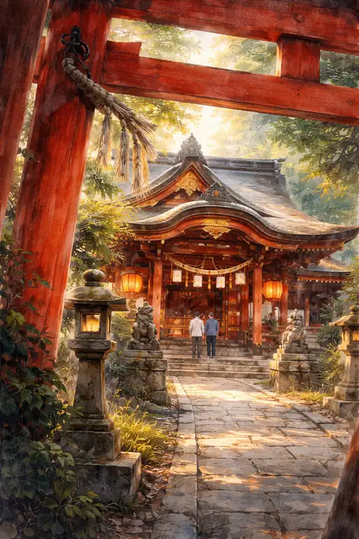 Vermilion Gateway to the Sacred