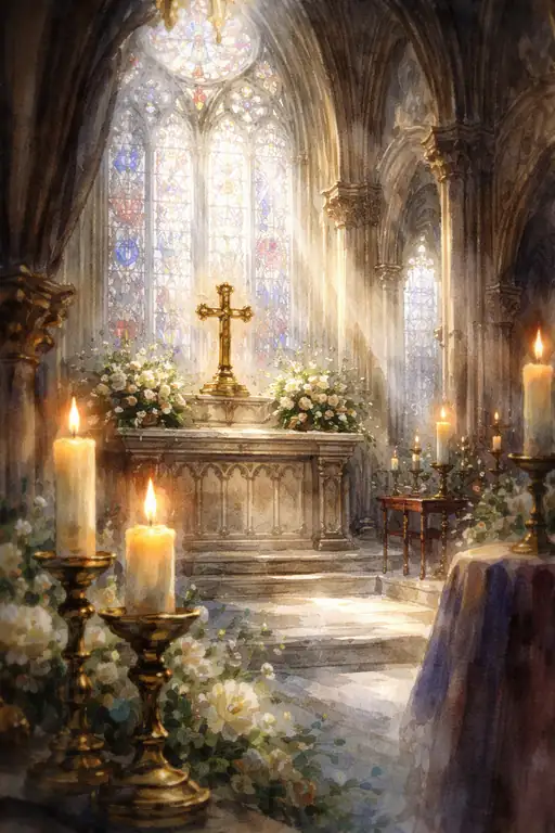Illumination of the Gothic Rose