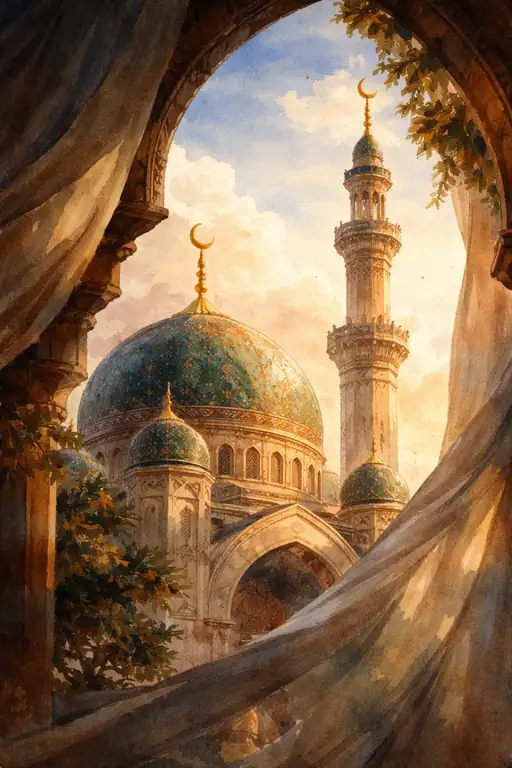 Emerald Dome of the Setting Sun