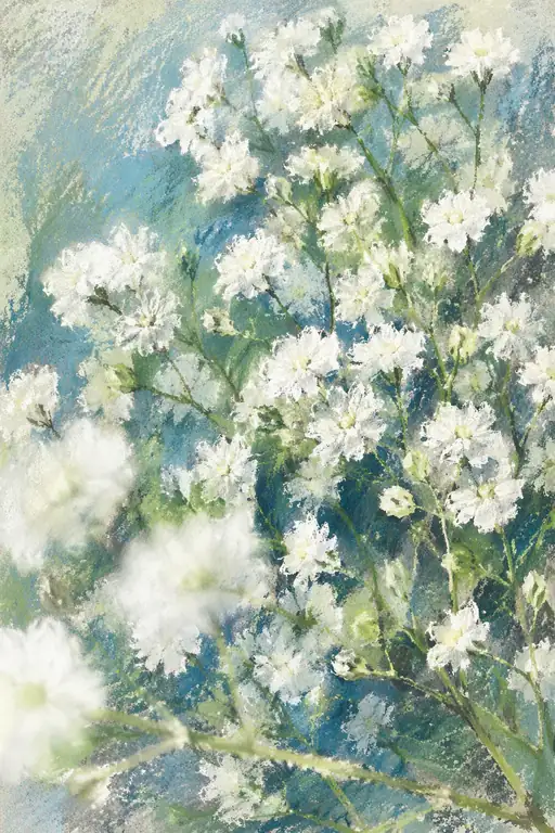 Textured Gypsophila Garden
