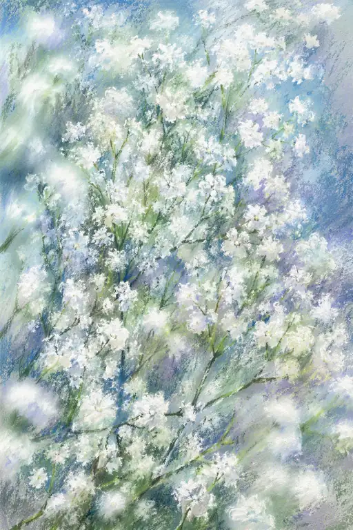 Pastel Gypsophila Cluster