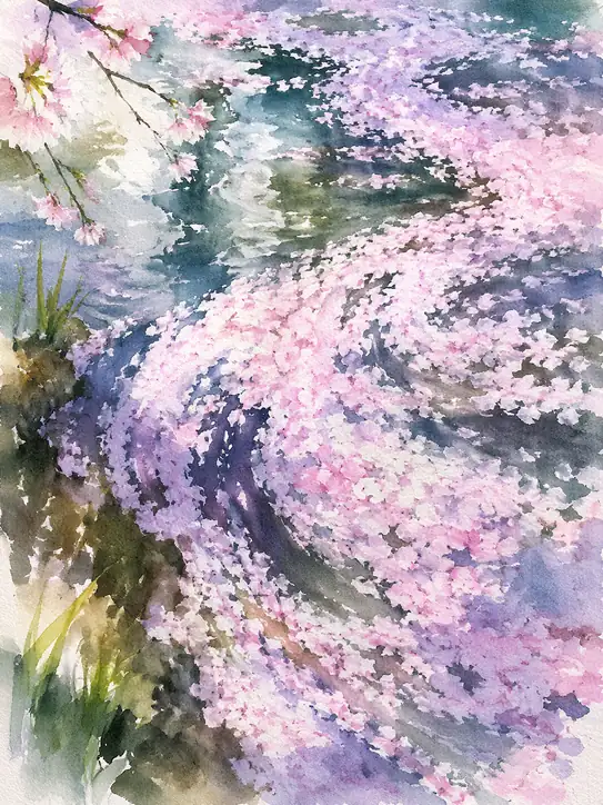 散りゆく桜の詩