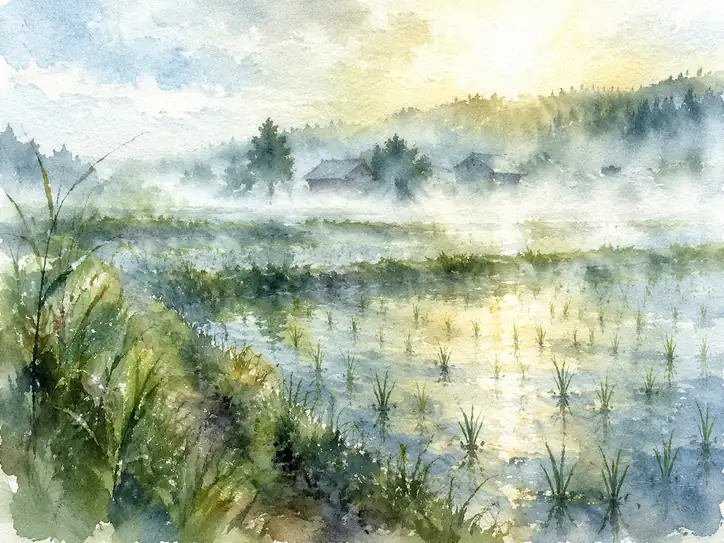 Awakening of the Hazy Paddies