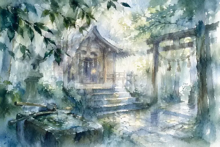 光満ちる静寂の杜