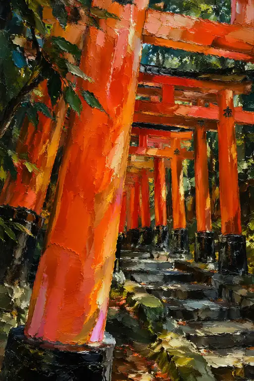 森に燃ゆる神代の門