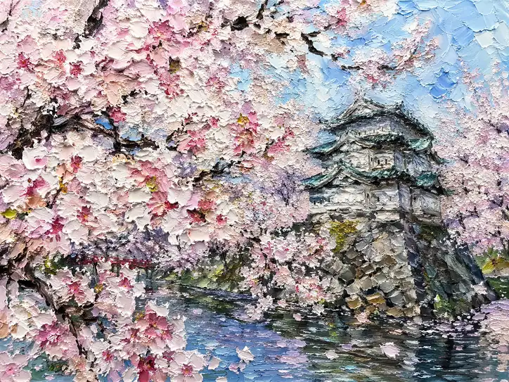 天守を彩る春の祝祭