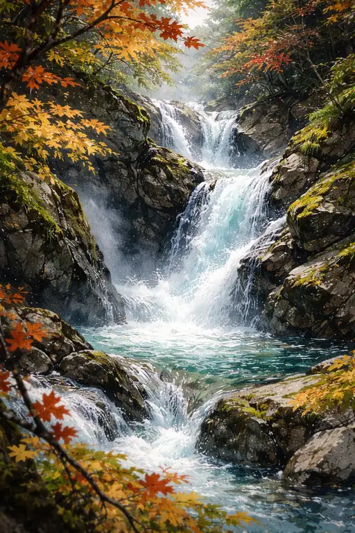 Whispers of the Amber Cascade