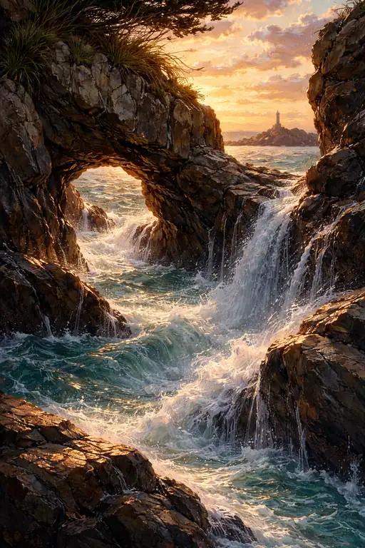 Sublime Light of the Coastal Arch