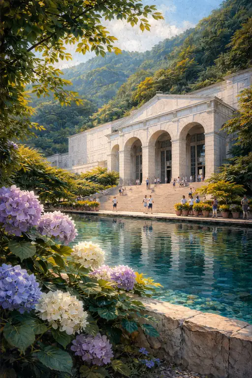 Echoes of Eternity in Stone and Bloom