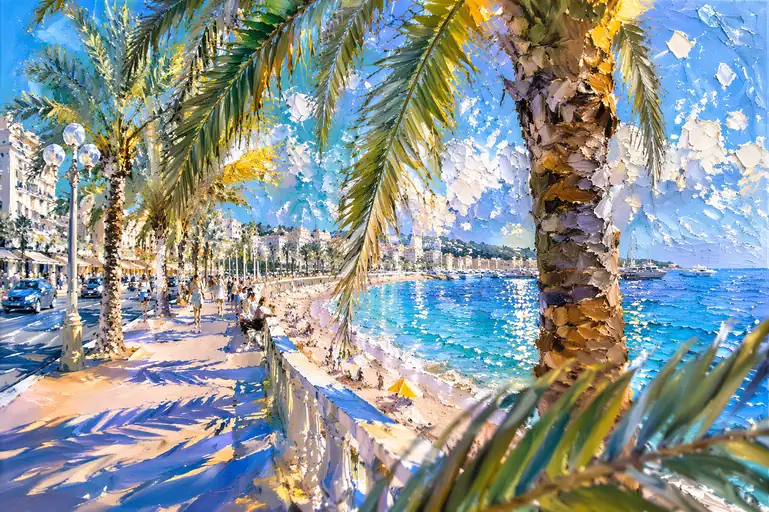 Sparkling Promenade of the Riviera Sun
