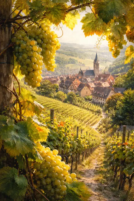 Golden Harvest Over the Valley