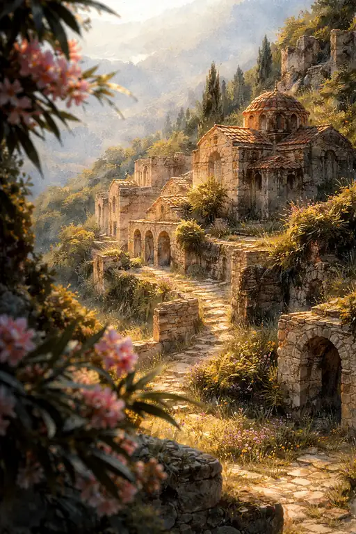 Whispers of the Mount: A Byzantine Reverie
