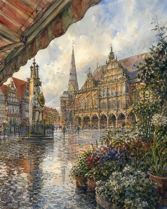Reflections of the Gothic Square