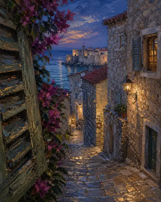 Twilight's Embrace on the Adriatic