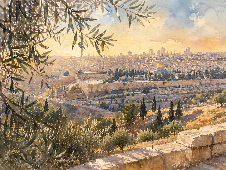 Jerusalem's Golden Radiance