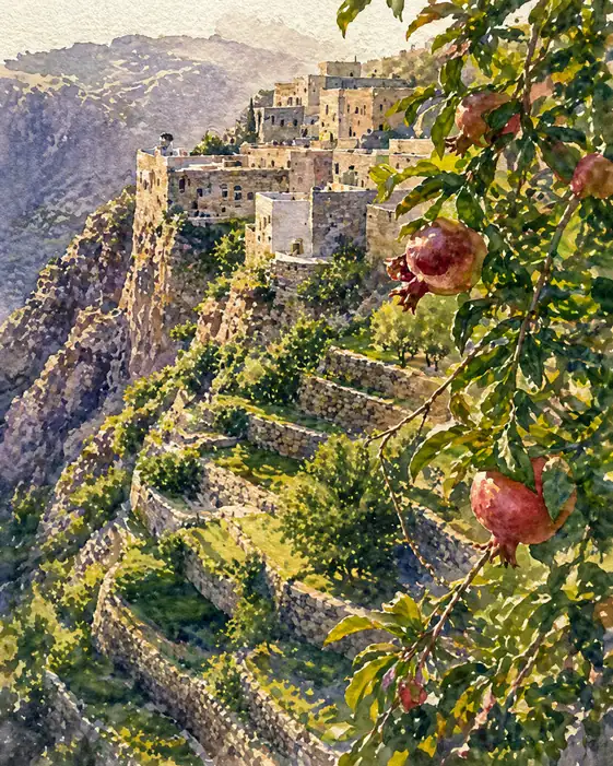 Harvest on the Terraced Slopes