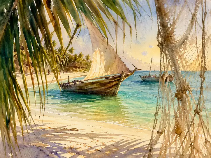 The Dhow's Silent Morning Prayer