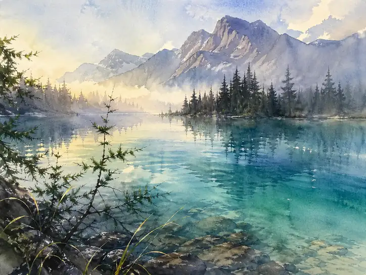 Crystal Morning in the Silent Valley