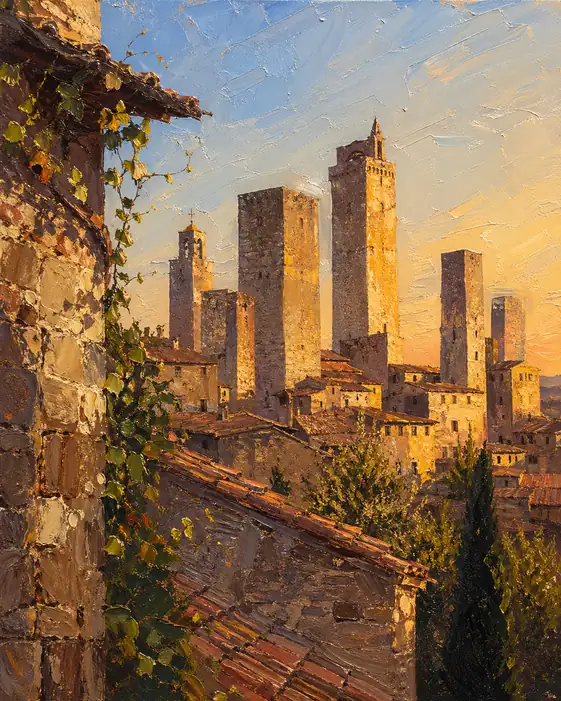 Golden Spires of the Eternal Town