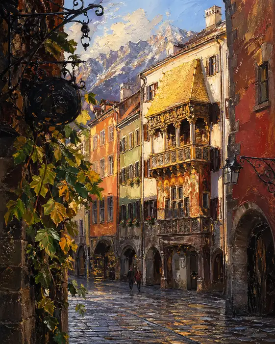 Golden Legacy under the Alpine Peak