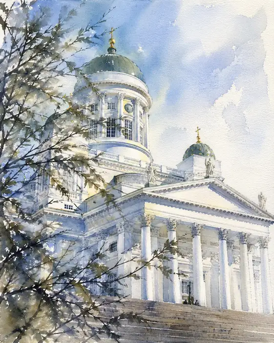 The Grand White Cathedral of Helsinki