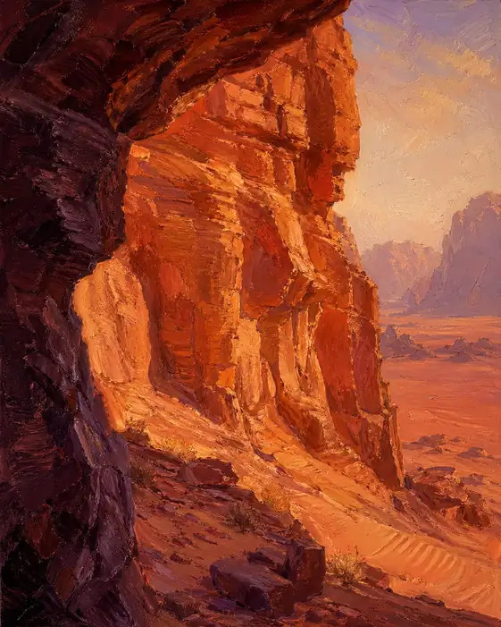 Soliloquy of the Desert: A Dialogue in Light and Shadow