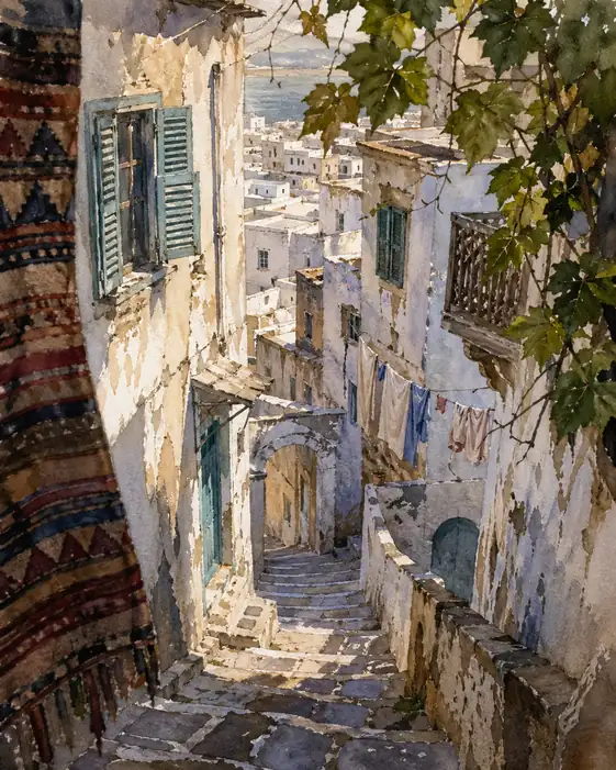 Descent to the Azure: The Whispering Steps of the Mediterranean