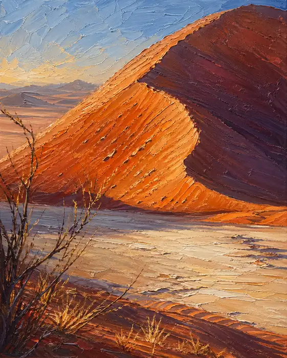The Sculpture of Scorching Sands