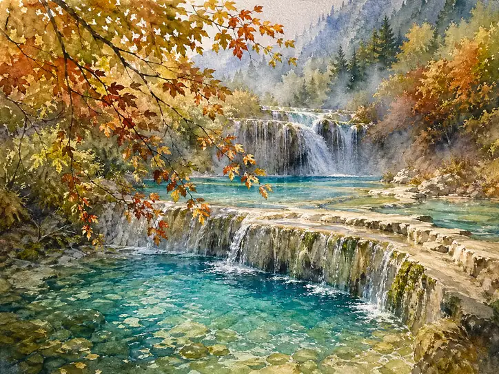 Autumn's Crystal Sanctuary