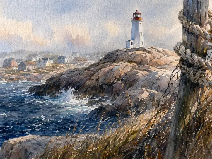 Solitary Vigil on the Edge of the World
