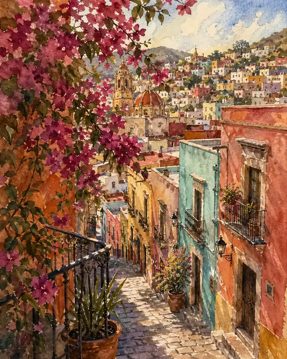 Morning Song in the Pink Alleyway