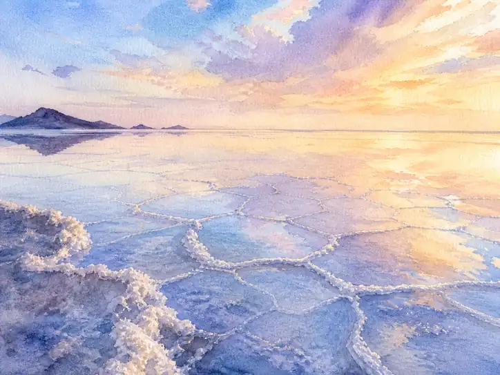 Ethereal Horizon: The Salt’s Mirror