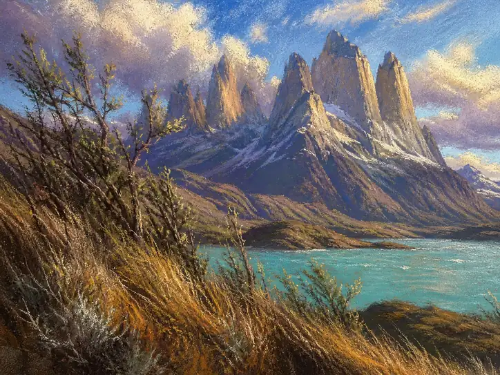 Azure Symphony of the Granite Peaks