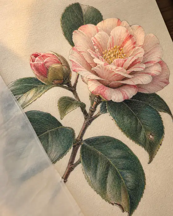 冬の薔薇、その密やかな囁き