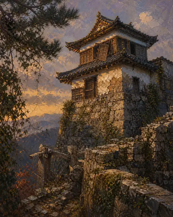 古城의 残光, 石垣에 刻まれた 静寂