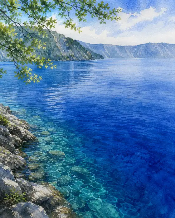 The Cerulean Silence of Pristine Waters