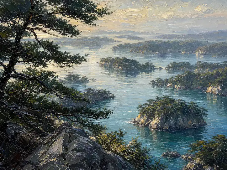The Shimmering Archipelago of Ancient Pines