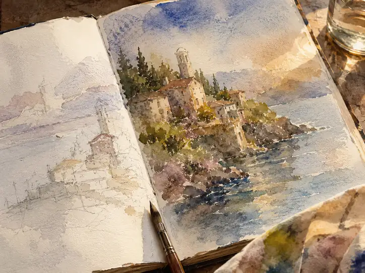 Azure Memories: The Unfolding Page